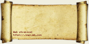 Staša Stojadinović vizit kartica